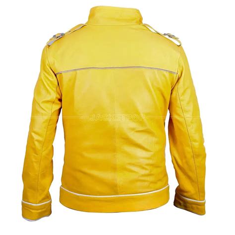 freddie mercury yellow jacket replica|freddie mercury yellow leather jacket.